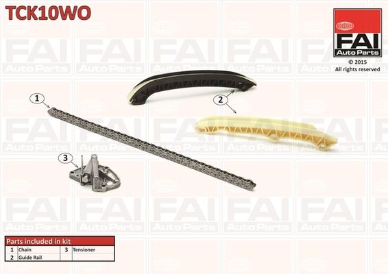 FAI AUTOPARTS Jakoketjusarja TCK10WO